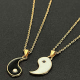 Yin Yang Friendship Necklace Set