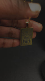 All Vintage Large Tarot Card Necklaces