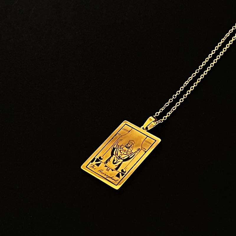 All Vintage Large Tarot Card Necklaces